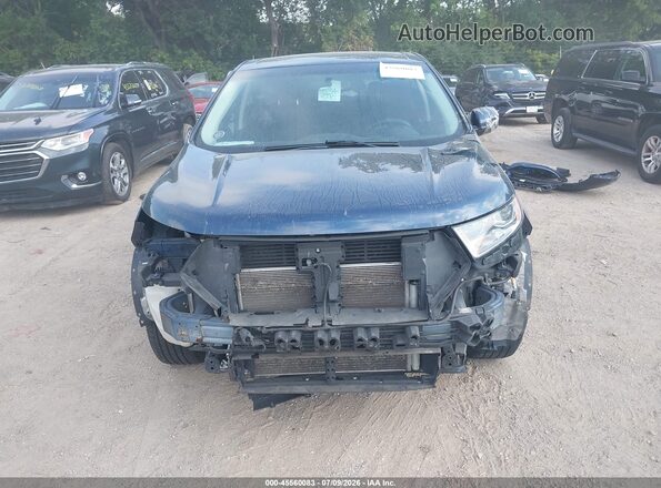 2FMPK4J82HBB15547 2017 FORD EDGE Синий Вид задней части салона