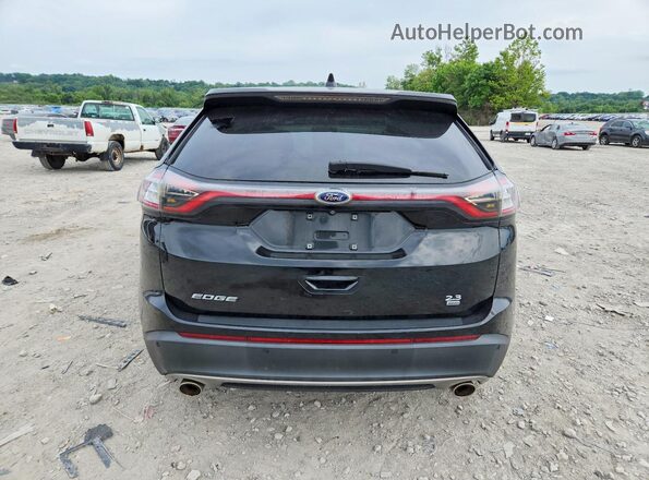 2FMPK4J82HBB42246 2017 FORD EDGE Black უკანა ხედი