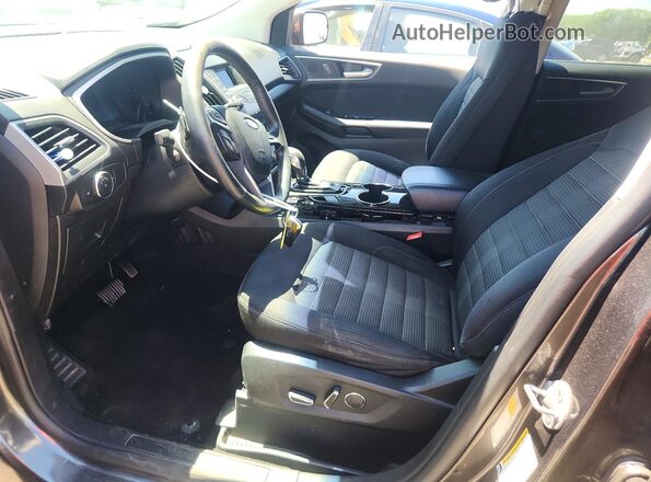 2FMPK4J83HBC06732 2017 FORD EDGE Gray Vista interior delantera