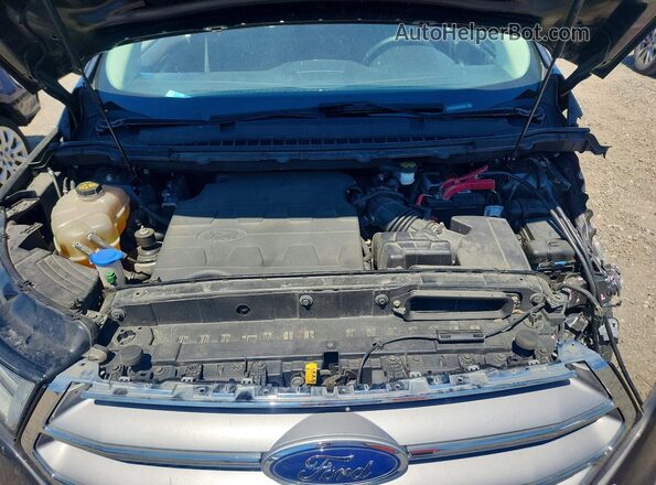 2FMPK4J83HBC06732 2017 FORD EDGE Gray Vista del compartimento del motor