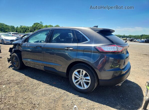 2FMPK4J83HBC06732 2017 FORD EDGE Gray Trasero izquierdo