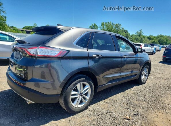 2FMPK4J83HBC06732 2017 FORD EDGE Gray Trasero derecho