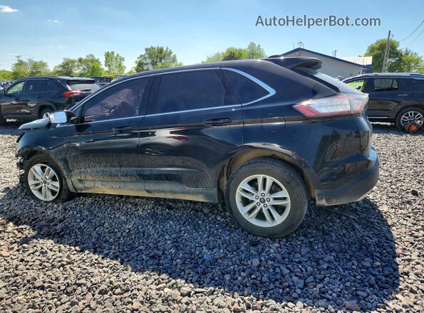 2FMPK4J84GBB96629 2016 FORD EDGE Black უკანა მარცხენა