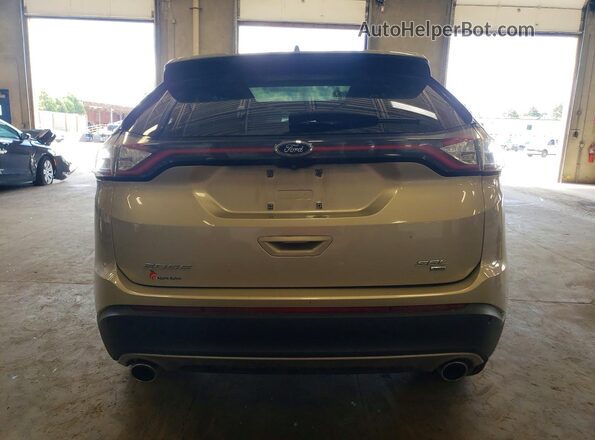 2FMPK4J84HBB69898 2017 FORD EDGE Tan Rear view
