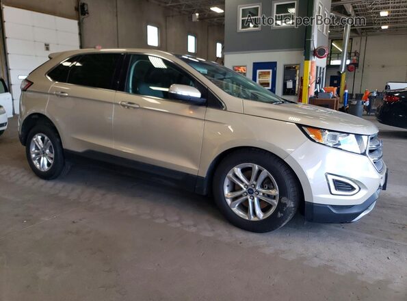 2FMPK4J84HBB69898 2017 FORD EDGE Tan Front right