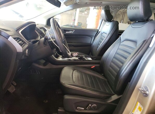 2FMPK4J84HBB69898 2017 FORD EDGE Tan Front interior view