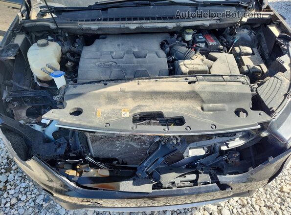 2FMPK4J84JBB12641 2018 FORD EDGE Black Սալոնի հետևի տեսք