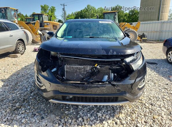 2FMPK4J84JBB12641 2018 FORD EDGE Black Դիմացի տեսք