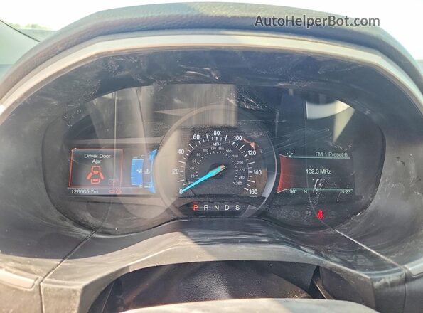 2FMPK4J84JBB12641 2018 FORD EDGE Black Սարքավորումների վահանակի տեսք