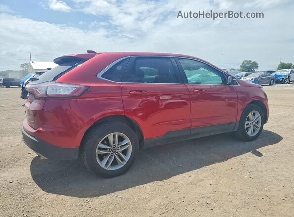 2FMPK4J84JBB58888 2018 FORD EDGE Red Rear right