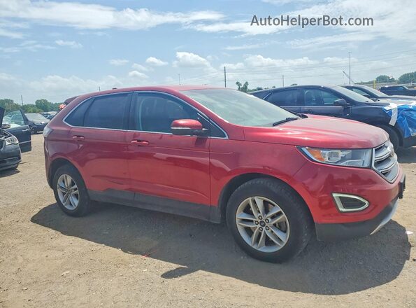 2FMPK4J84JBB58888 2018 FORD EDGE Red Front right