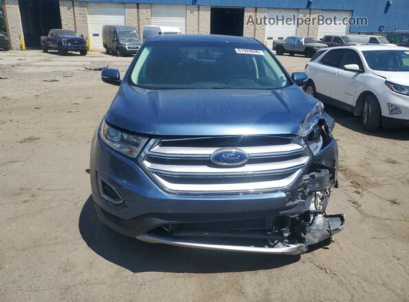 2FMPK4J84JBC36828 2018 FORD EDGE Blue წინა ხედი