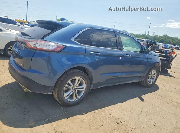 2FMPK4J84JBC36828 2018 FORD EDGE Blue უკანა მარჯვენა