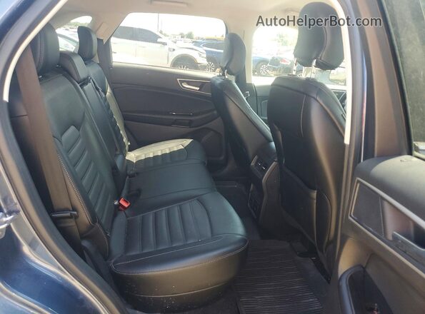 2FMPK4J84JBC36828 2018 FORD EDGE Blue უკანა სალონის ხედი