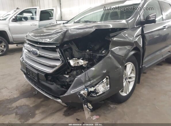 2FMPK4J85GBC37432 2016 FORD EDGE Gray Front view