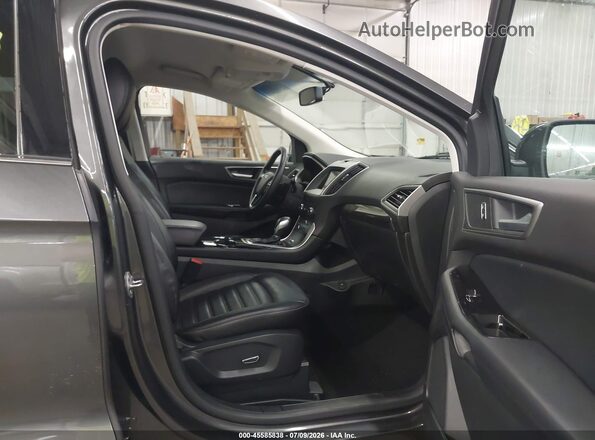 2FMPK4J85GBC37432 2016 FORD EDGE Gray Front interior view