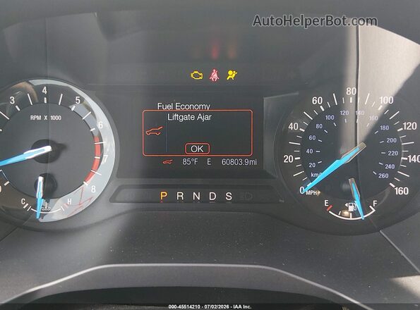 2FMPK4J85HBB69683 2017 FORD EDGE White Vista de los asientos traseros