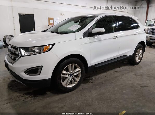 2FMPK4J86GBC57219 2016 FORD EDGE Белый Передняя левая четверть