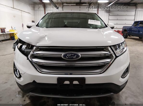 2FMPK4J86GBC57219 2016 FORD EDGE Белый Вид задней части салона