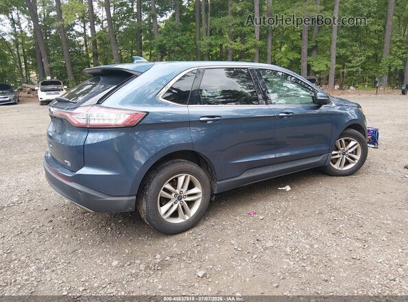 2FMPK4J86JBB69925 2018 FORD EDGE Blue Հետևի աջ