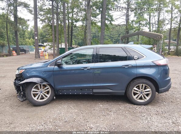 2FMPK4J86JBB69925 2018 FORD EDGE Blue Սալոնի 360 աստիճան տեսք