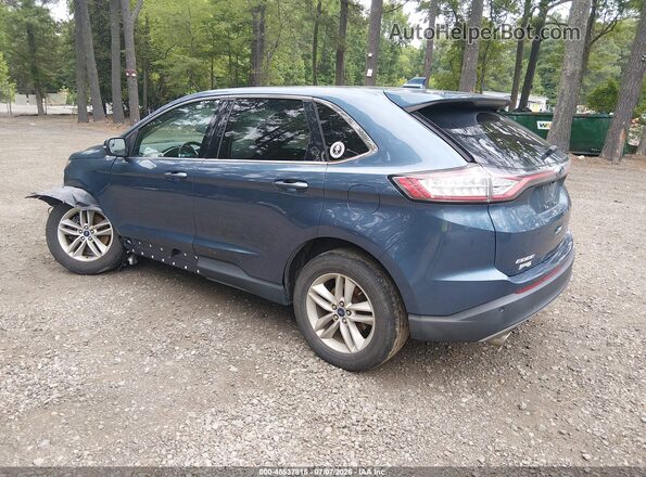 2FMPK4J86JBB69925 2018 FORD EDGE Blue Հետևի ձախ