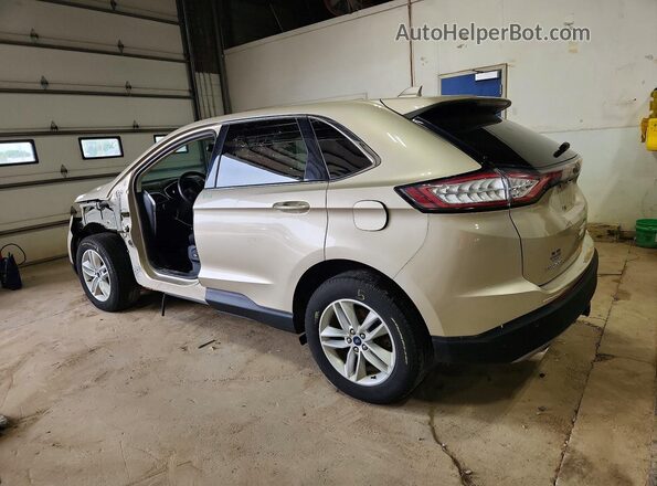 2FMPK4J86JBB95232 2018 FORD EDGE Gold Rear left