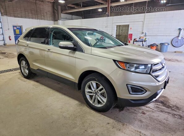 2FMPK4J86JBB95232 2018 FORD EDGE Gold Front right