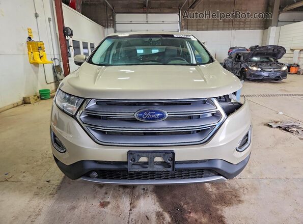 2FMPK4J86JBB95232 2018 FORD EDGE Gold Front view