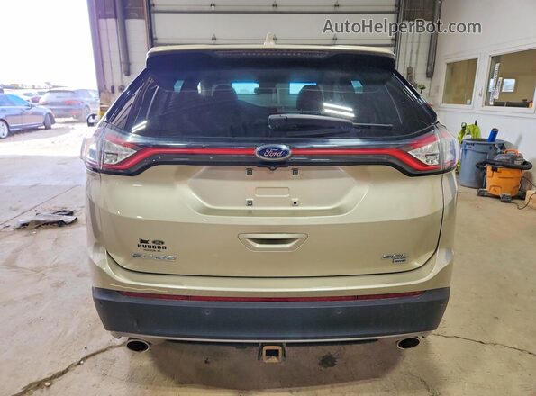 2FMPK4J86JBB95232 2018 FORD EDGE Gold Rear view