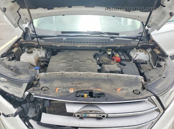 2FMPK4J87GBB52463 2016 FORD EDGE White Vista del compartimento del motor