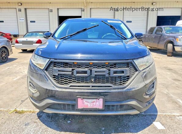 2FMPK4J87GBB67075 2016 FORD EDGE Black Widok z przodu