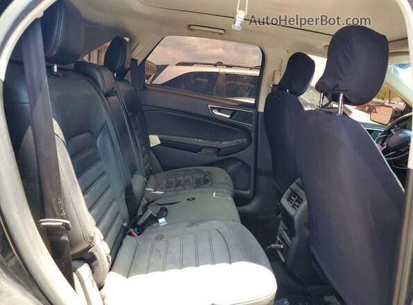 2FMPK4J87GBB67075 2016 FORD EDGE Black Widok wnętrza z tyłu