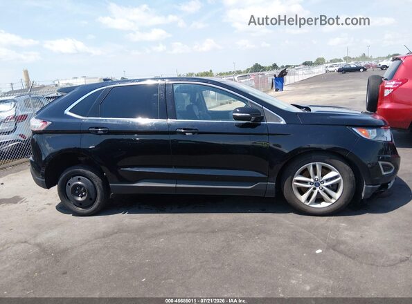 2FMPK4J87GBB84717 2016 FORD EDGE Черный Панорамный вид салона 360°