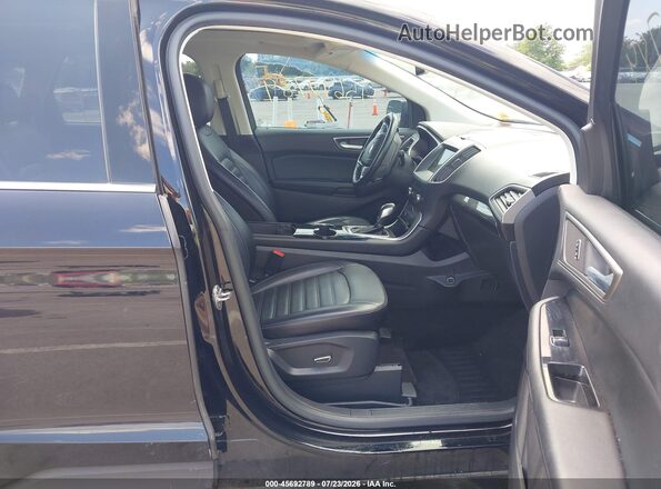 2FMPK4J87GBC60257 2016 FORD EDGE Черный Вид салона спереди