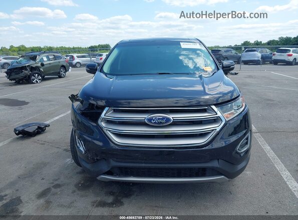 2FMPK4J87GBC60257 2016 FORD EDGE Черный Вид задней части салона