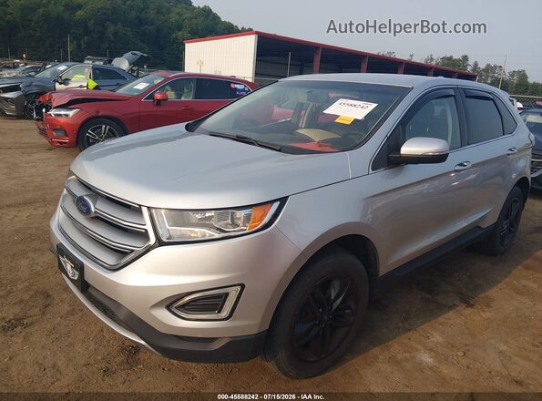 2FMPK4J87HBB61018 2017 FORD EDGE Silver Передня ліва чверть