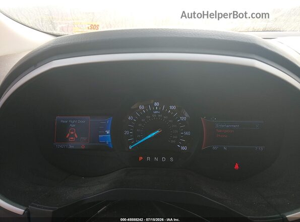 2FMPK4J87HBB61018 2017 FORD EDGE Silver Вид задніх сидінь