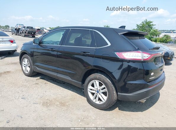 2FMPK4J87HBC58252 2017 FORD EDGE Black Rear left