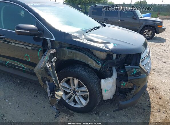 2FMPK4J87HBC58252 2017 FORD EDGE Black Front view