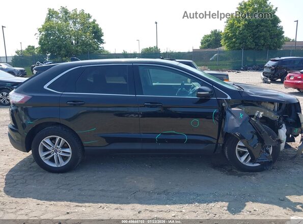 2FMPK4J87HBC58252 2017 FORD EDGE Black Rear interior view