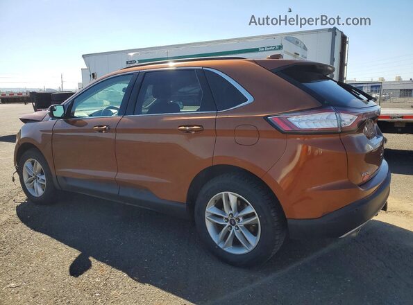 2FMPK4J87HBC64701 2017 FORD EDGE Orange Задня ліва чверть