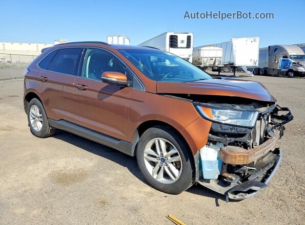 2FMPK4J87HBC64701 2017 FORD EDGE Orange Передня права чверть