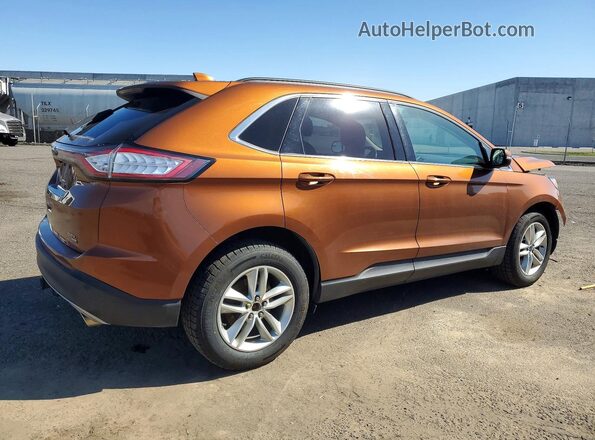 2FMPK4J87HBC64701 2017 FORD EDGE Orange Задня права чверть