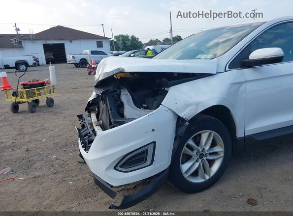 2FMPK4J88GBC31608 2016 FORD EDGE White წინა ხედი