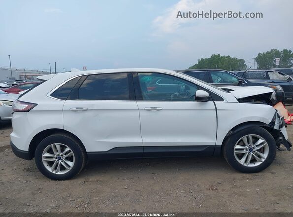 2FMPK4J88GBC31608 2016 FORD EDGE White უკანა სალონის ხედი