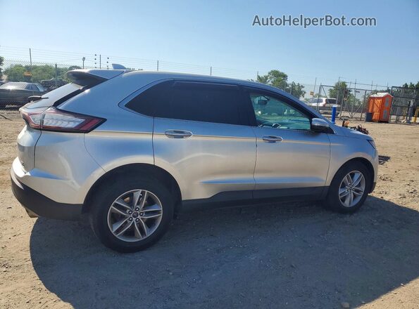 2FMPK4J88HBC29052 2017 FORD EDGE Silver Задня права чверть