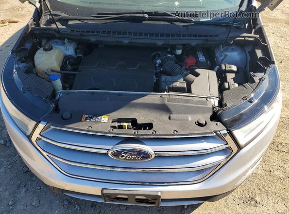 2FMPK4J88HBC29052 2017 FORD EDGE Silver Вид підкапотного простору