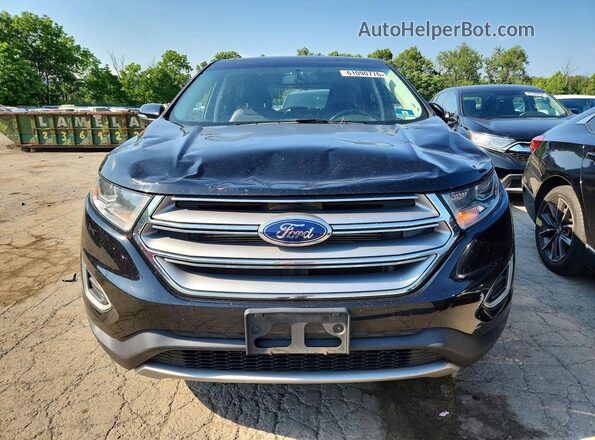 2FMPK4J88JBB27644 2018 FORD EDGE Black წინა ხედი