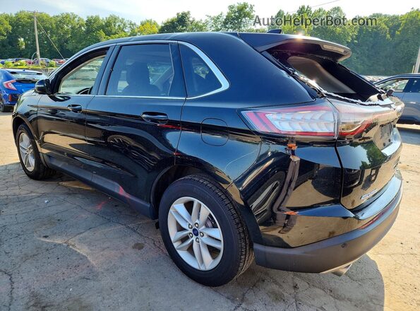 2FMPK4J88JBB27644 2018 FORD EDGE Black უკანა მარცხენა